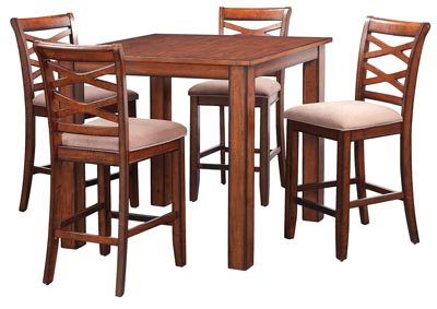 Image for Standard Furniture Dining Room Counter Height Table With 4 Chairs 762559 at FurnitureLand