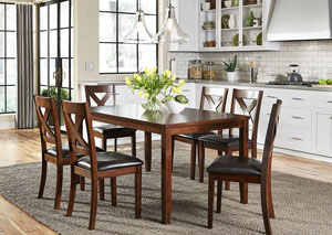 Image for Liberty Furniture Dining Room 7 Piece Rectangular Table Set 737894 at FurnitureLand