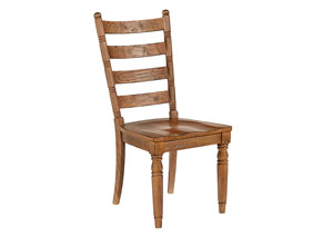 Image for Magnolia Home Dining Room Slat Back Chair, Bench Finish (Set of 2) 765500 at FurnitureLand