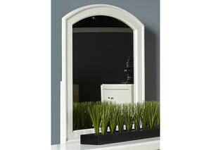 Image for White Mirror 6-Drawer Dresser