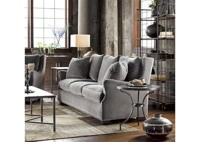 Image for Connor Grey Cloud Velvet Sofa