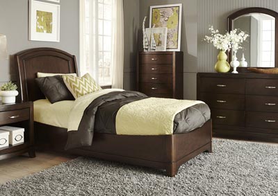 Image for Dark Truffle Finish Twin Platform Bed