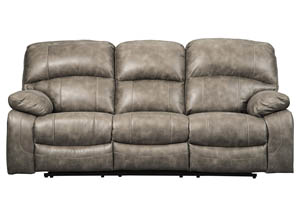 Image for Dunwell Driftwood Power Recliner Sofa w/Adjustable Headrest