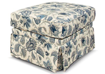 Image for England Living Room Briswell Chambray Ottoman