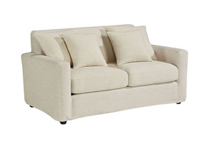 Image for Magnolia Home by Benchmark Living Ivory Loveseat 839428 at FurnitureLand