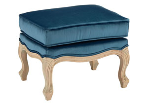 Image for Magnolia Home by Joanna Gaines Living Room Mclennan Ottoman - Navy 771171 at FurnitureLand