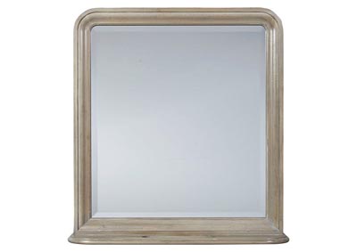 Image for Driftwood Finish Storage Mirror