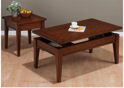 Image for Jofran Living Room Lift Top Cocktail Table With Oak Veneer 628430 at FurnitureLand