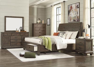 Image for Rustic Brown Pine Finish Dresser