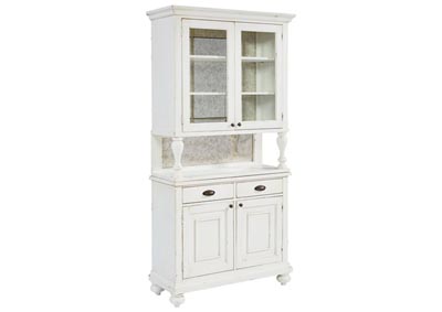 Image for Jos White Finish Hutch