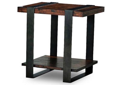 Image for Klaussner International Living Room Timber Forge End Table 762944 at FurnitureLand