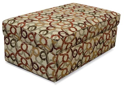 Image for England Living Room Malibu Cocktail Ottoman 788252 at FurnitureLand