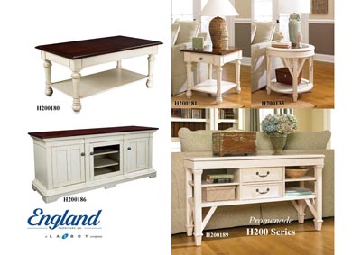 Image for England Living Room Promenade Tables 801593 at FurnitureLand