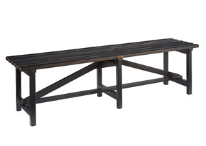 Image for Magnolia Home by Joanna Gaines Living Room Bench, Open Slat 770891 at FurnitureLand
