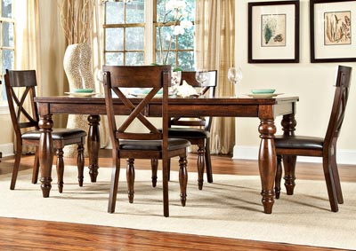 Image for Raisin Finish Butterfly Leaf Table