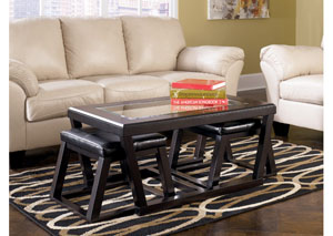Image for Signature Design by Ashley Living Room Cocktail TBL w/2 Stools (3/CN) 689638 at FurnitureLand
