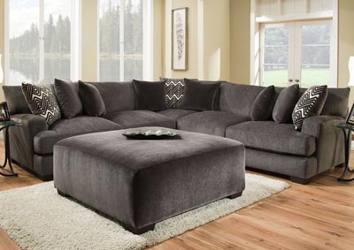 Image for American Furniture Manufacturing Ultimate Smoke 3 Piece Sectional