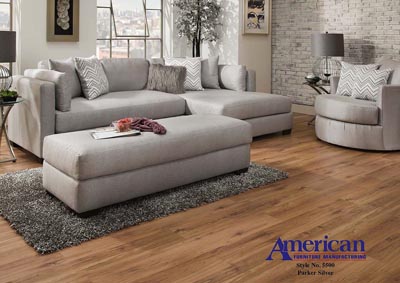 Image for American Furniture Manufacturing Parker Silver Sectional